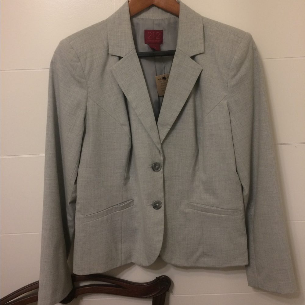 Grey Blazer with Buttons
